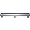 Alfi Brand 24" Long Modern SS Linear Shower Drain w/o Cover ABLD24A - alternate 3
